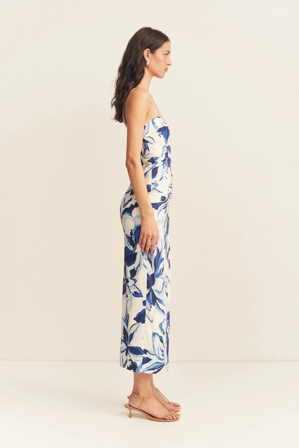 STEVIE BUSTIER DRAPED MIDI DRESS sold by Shona Joy product image thumbnail 3