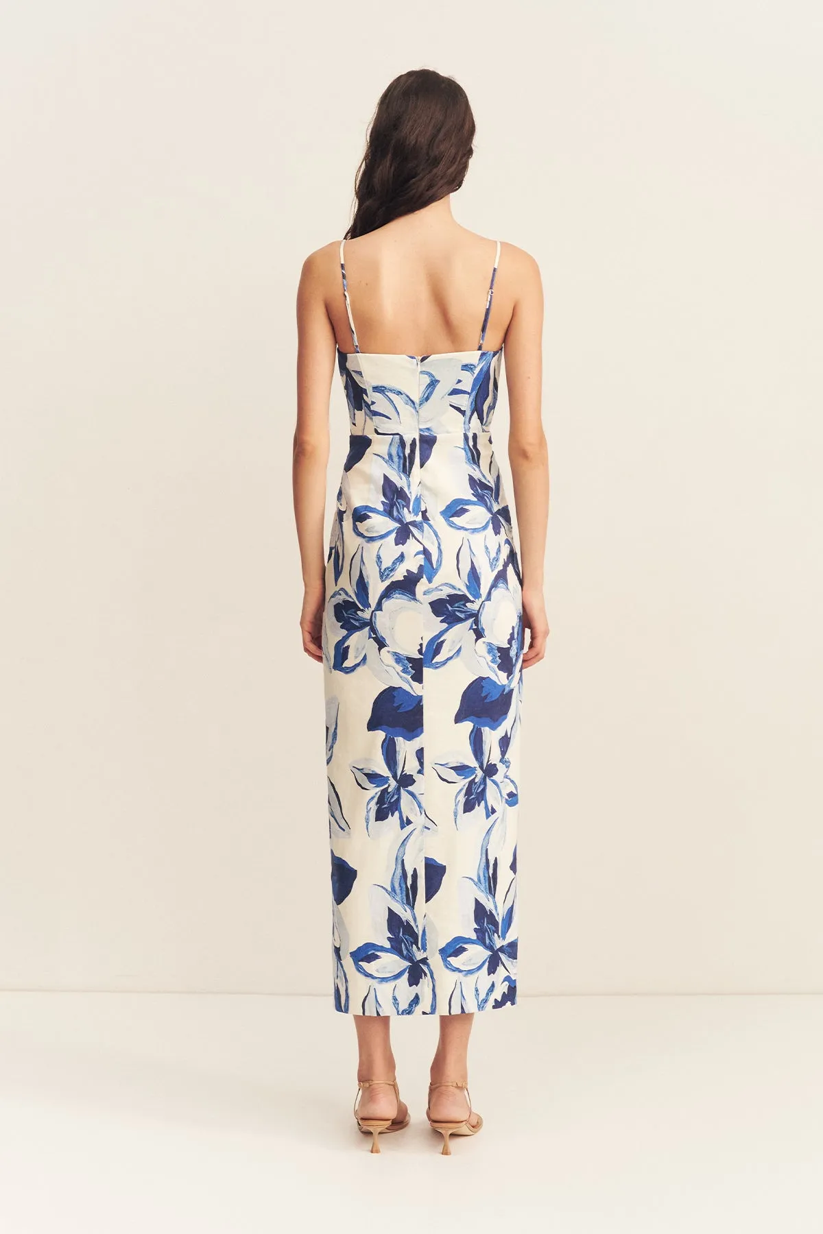 STEVIE BUSTIER DRAPED MIDI DRESS sold by Shona Joy product image thumbnail 4