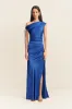 TATUM GATHERED MAXI DRESS - ULTRAMARINE sold by Shona Joy