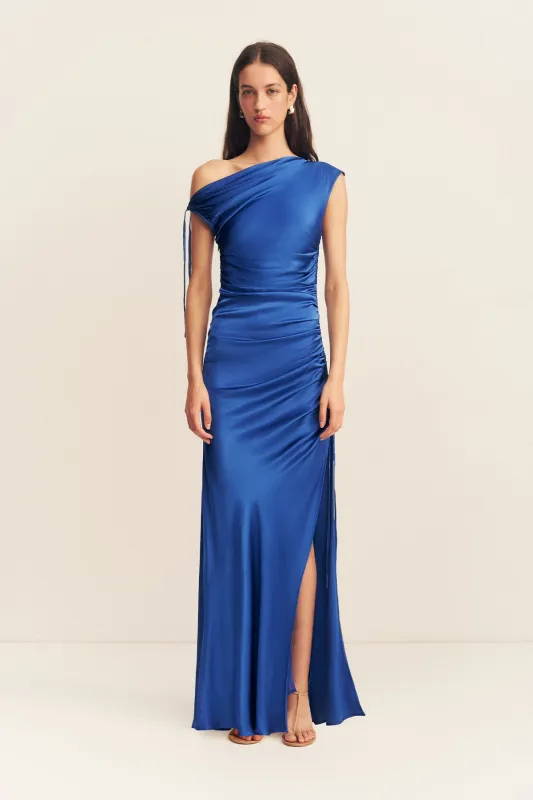 TATUM GATHERED MAXI DRESS - ULTRAMARINE sold by Shona Joy