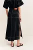 MERCER PANELLED MIDI SKIRT - BLACK sold by Shona Joy