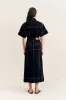 MERCER PANELLED MIDI SKIRT - BLACK sold by Shona Joy