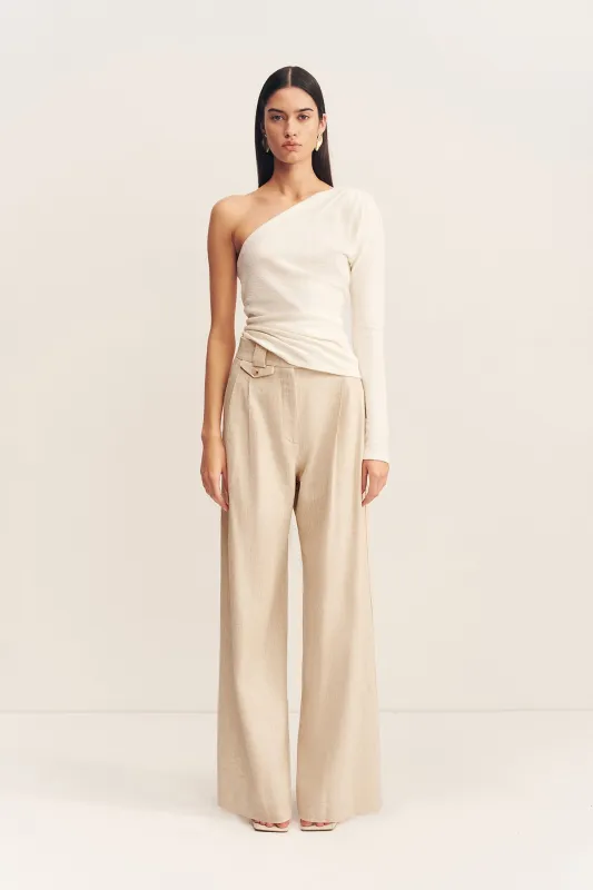 BEAU RELAXED TOP - IVORY sold by Shona Joy