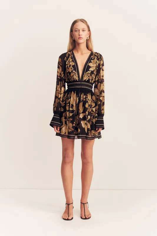 BLEEKER PLUNGED MINI DRESS sold by Shona Joy