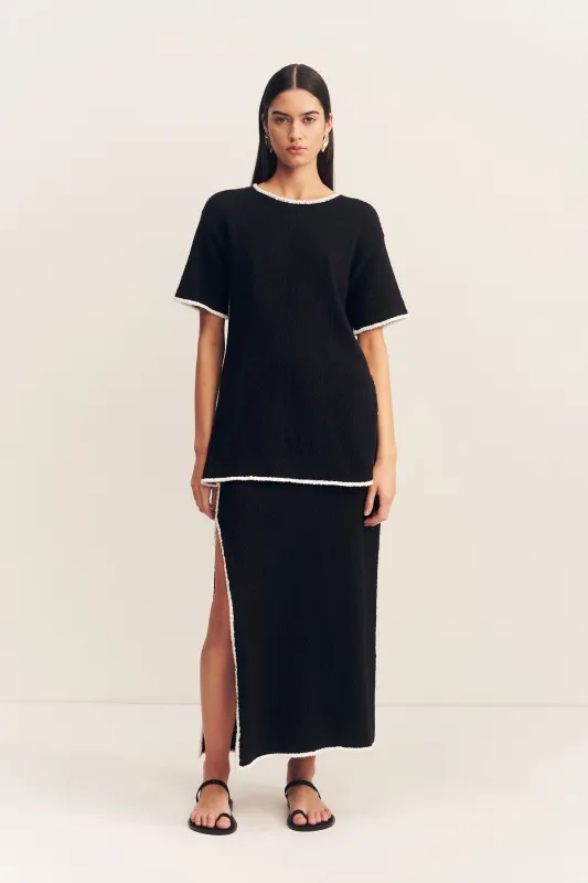 LENA TEE - BLACK sold by Shona Joy