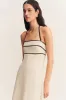 BILLIE CONTRAST PANELLED MIDI DRESS sold by Shona Joy