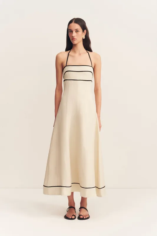 BILLIE CONTRAST PANELLED MIDI DRESS sold by Shona Joy