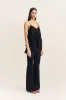 EMORY LACE RUFFLE CAMI - BLACK sold by Shona Joy