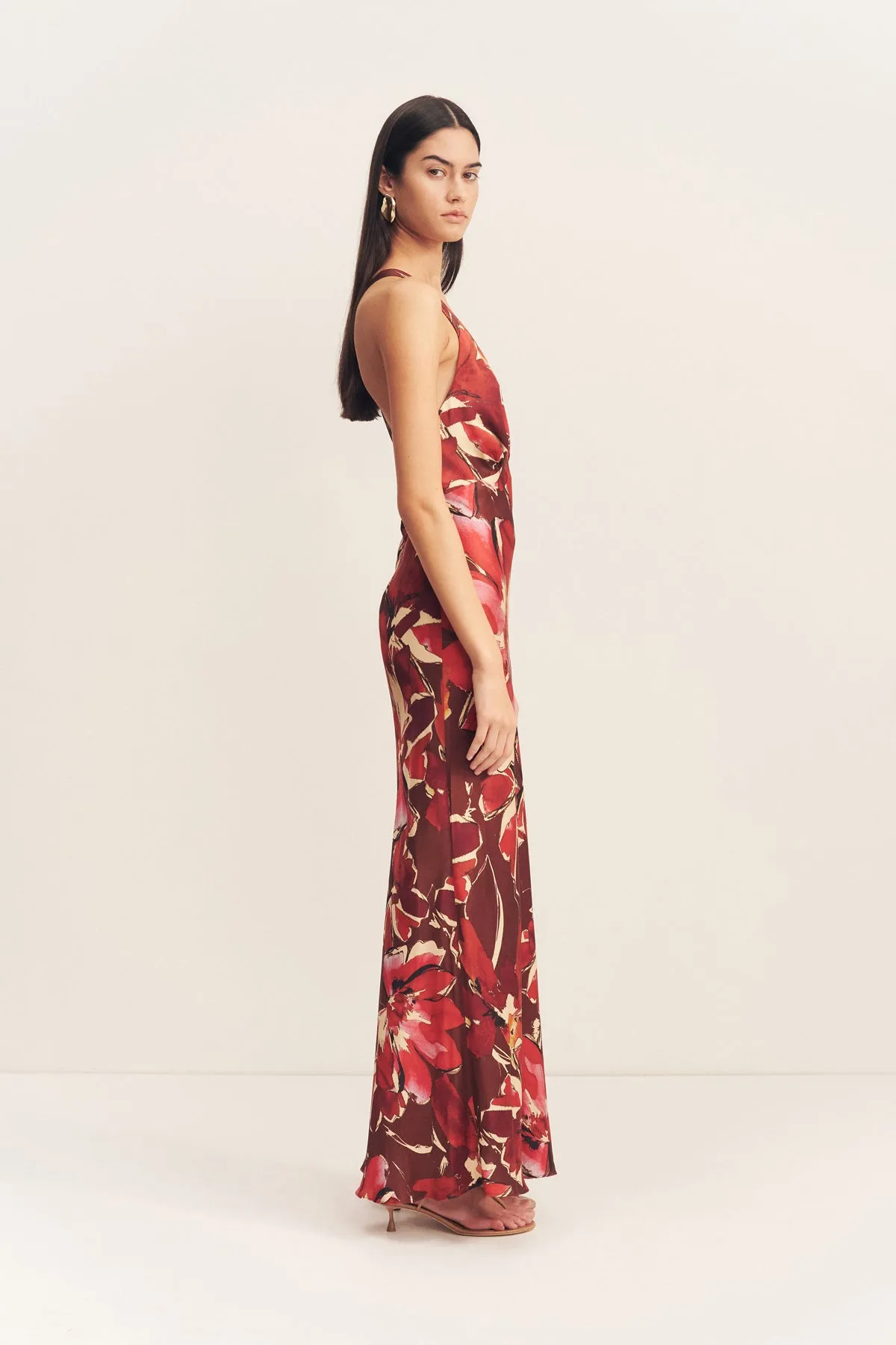NOLITA PLUNGED CROSS BACK MAXI DRESS sold by Shona Joy product image thumbnail 4