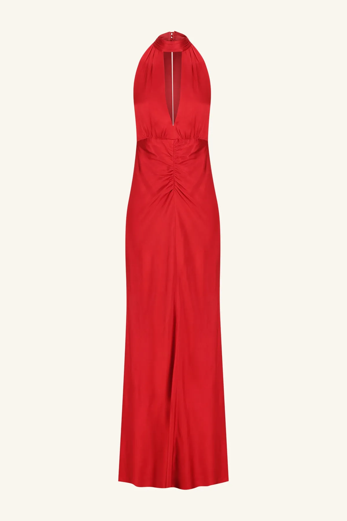 TATUM HALTER NECK MAXI DRESS - GRENADINE sold by Shona Joy product image thumbnail 5