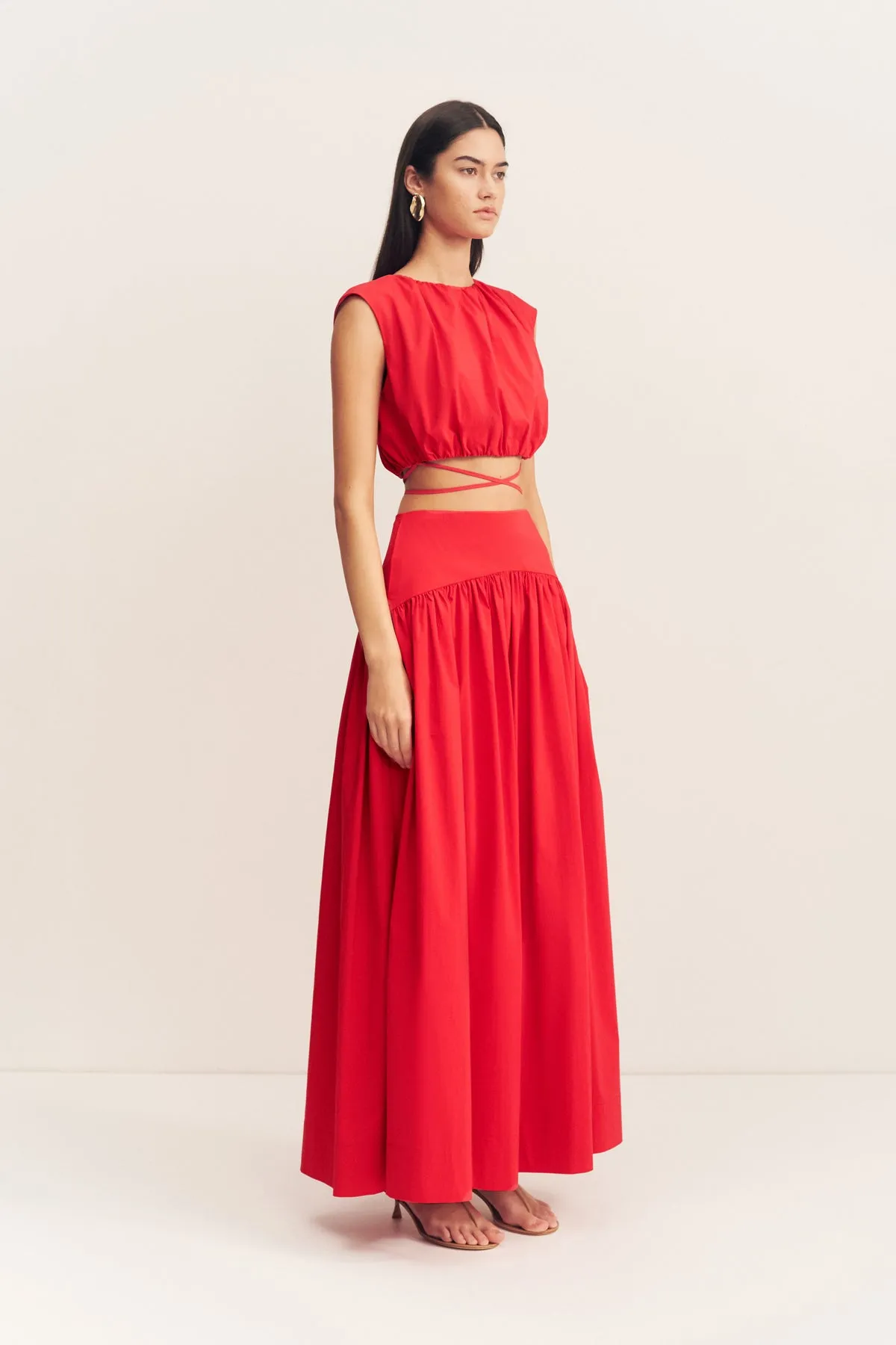 CAMPBELL GATHERED MAXI SKIRT - GOJI sold by Shona Joy product image thumbnail 3
