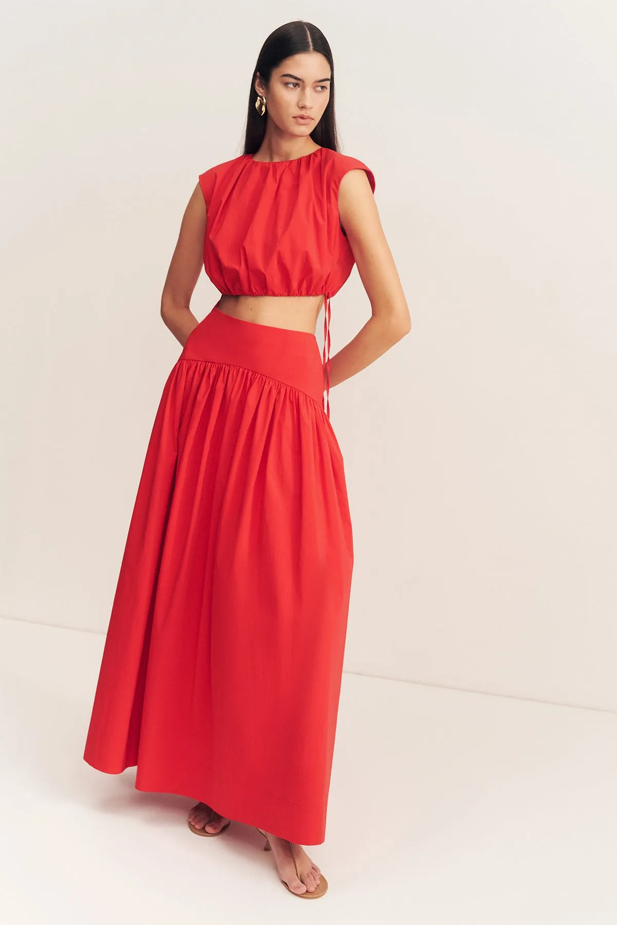 CAMPBELL GATHERED MAXI SKIRT - GOJI sold by Shona Joy product image thumbnail 2