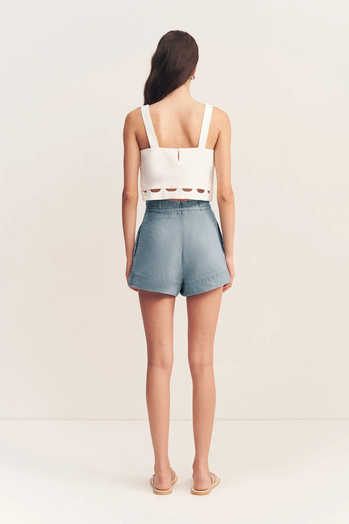 ELLSWORTH SHORT - BLEACHED BLUE sold by Shona Joy product image thumbnail 4