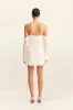 LIRA LONG SLEEVE RUFFLE MINI DRESS - IVORY sold by Shona Joy
