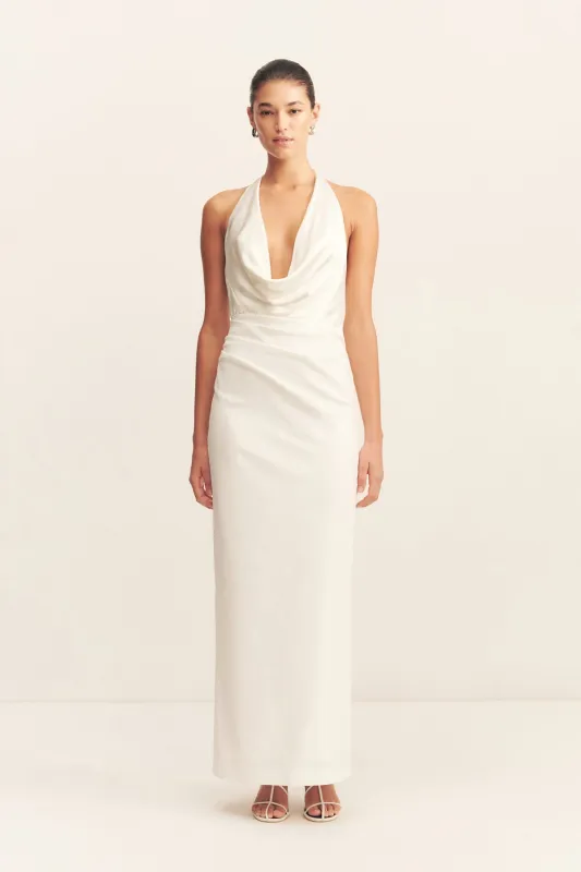 LUMINA CONTRAST COWL NECK MAXI DRESS sold by Shona Joy