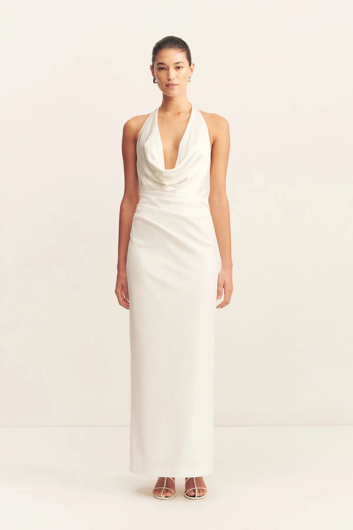 LUMINA CONTRAST COWL NECK MAXI DRESS sold by Shona Joy