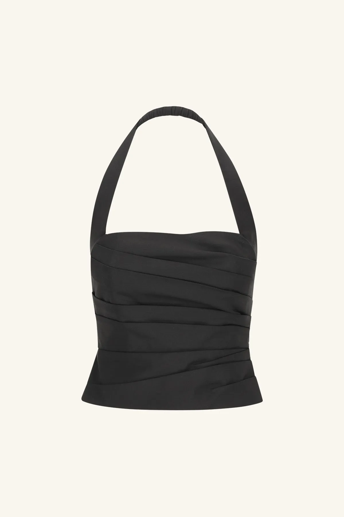LANI DRAPED HALTER TOP - BLACK sold by Shona Joy product image thumbnail 5