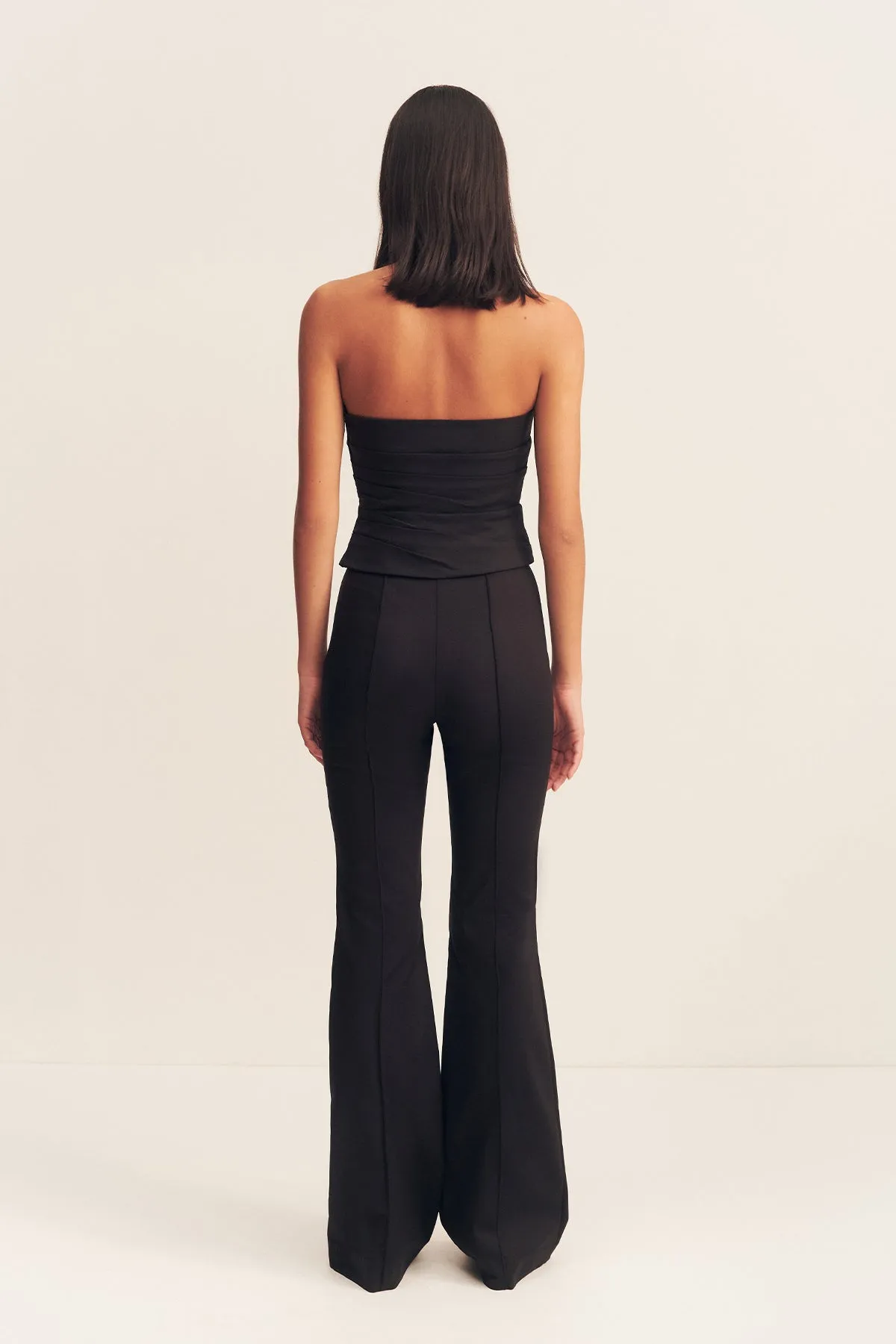 LANI DRAPED HALTER TOP - BLACK sold by Shona Joy product image thumbnail 4