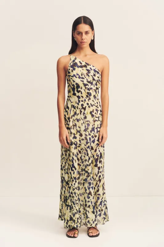 KINETIC ASYMMETRIC PANEL MAXI DRESS sold by Shona Joy