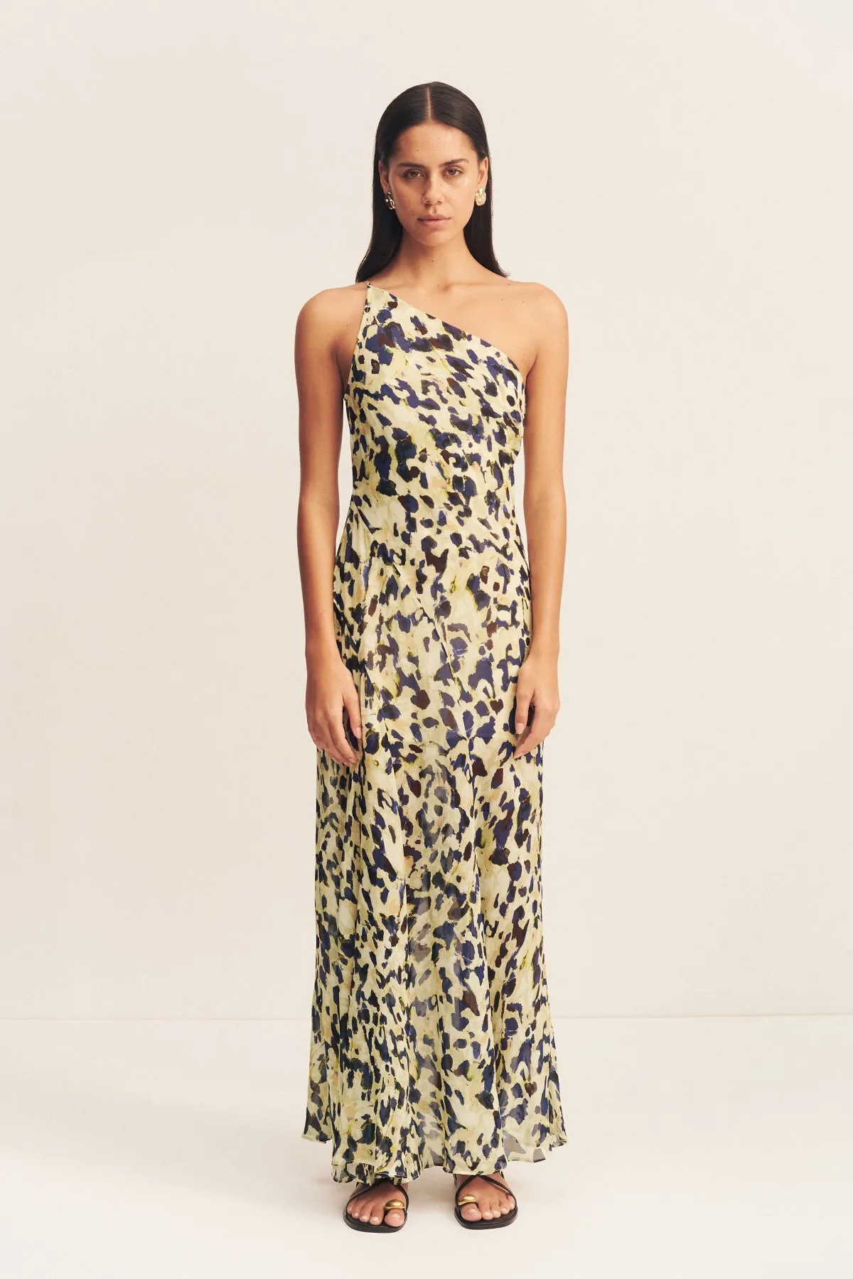 KINETIC ASYMMETRIC PANEL MAXI DRESS sold by Shona Joy