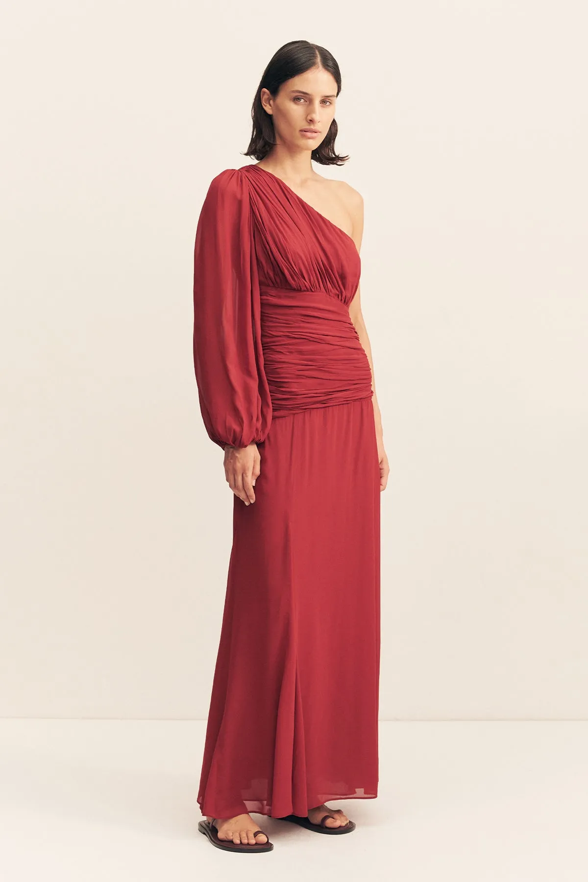 ROWE SIDE SPLIT MAXI DRESS - SANGRIA sold by Shona Joy product image thumbnail 2
