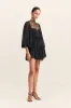 EMORY LONG SLEEVE MINI DRESS - BLACK sold by Shona Joy