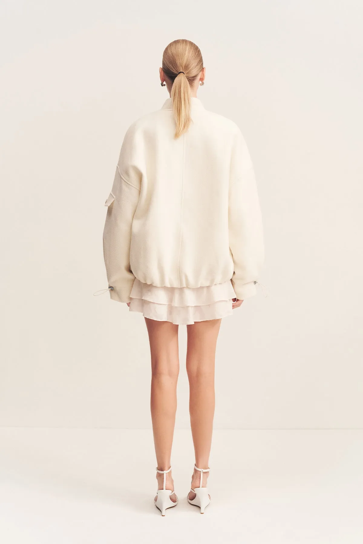 LUDLOW BOMBER JACKET - IVORY sold by Shona Joy product image thumbnail 5