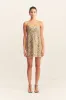 BRIA MINI DRESS - GOLD sold by Shona Joy
