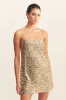 BRIA MINI DRESS - GOLD sold by Shona Joy