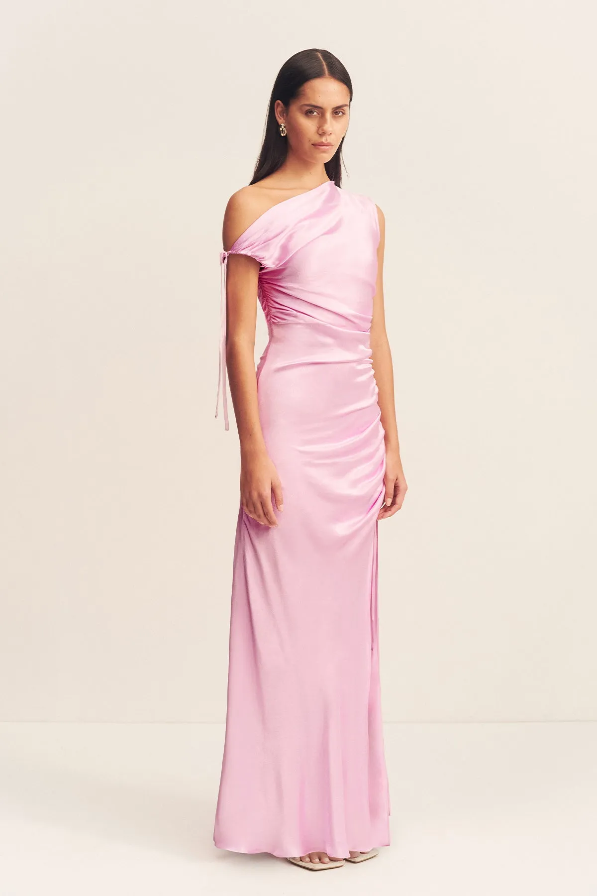 LA LUNE GATHERED MAXI DRESS - PEONY sold by Shona Joy product image thumbnail 3