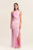 LA LUNE GATHERED MAXI DRESS - PEONY sold by Shona Joy