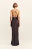 LA LUNE LACE BACK MAXI DRESS - ESPRESSO sold by Shona Joy