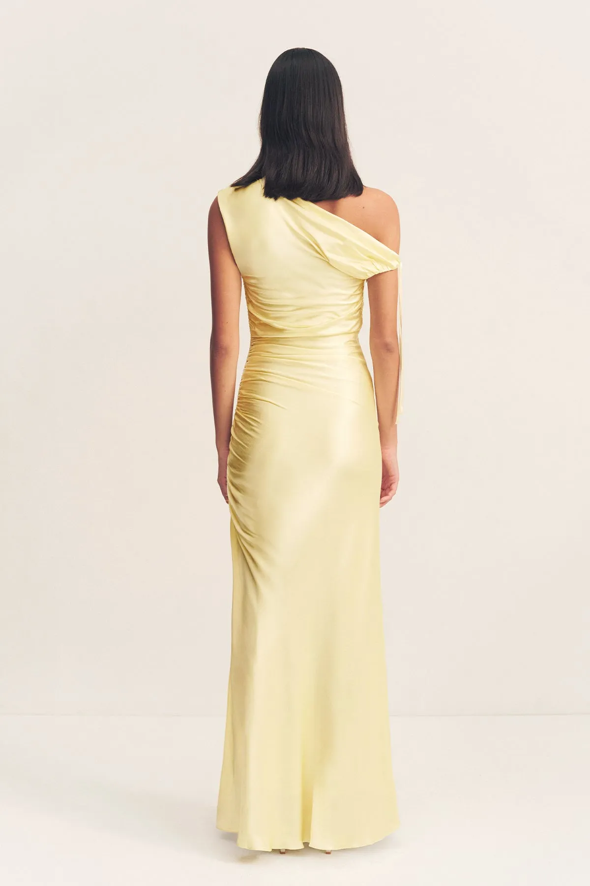 LA LUNE GATHERED MAXI DRESS - LEMON sold by Shona Joy product image thumbnail 5