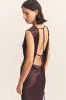 LA LUNE COWL BACK MAXI DRESS - ESPRESSO sold by Shona Joy