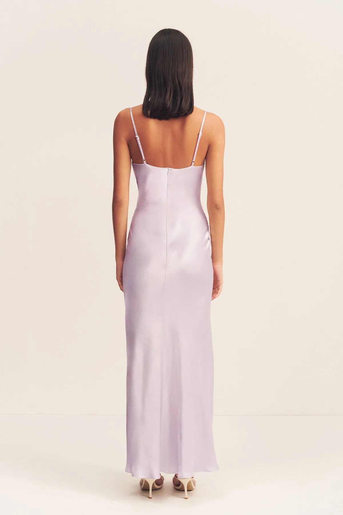 LA LUNE COWL NECK MIDI DRESS - LILAC sold by Shona Joy product image thumbnail 5