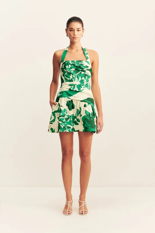 JONI HALTER DRAPED MINI DRESS sold by Shona Joy