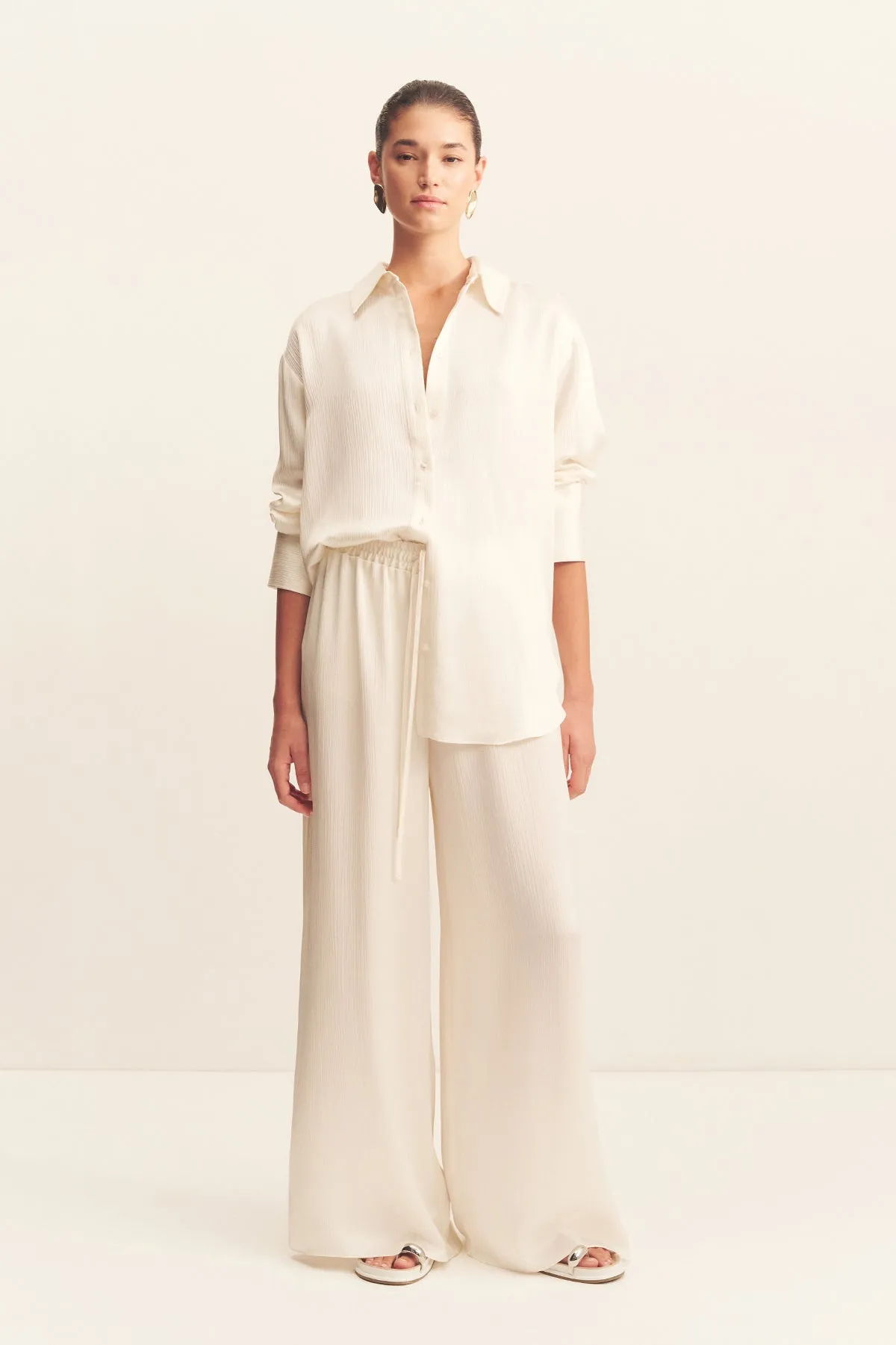 HUXLEY SHIRT - VANILLA sold by Shona Joy