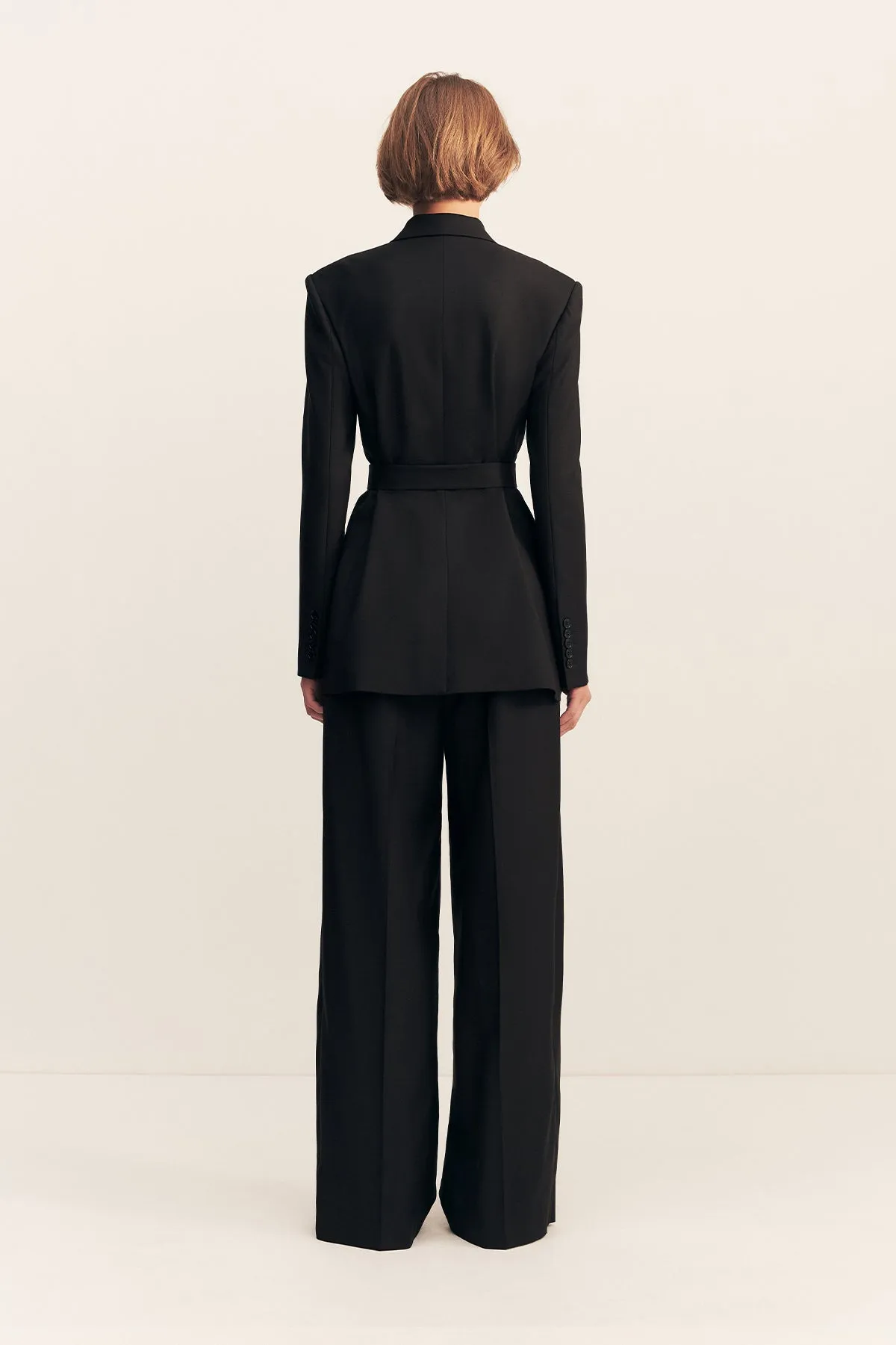 CASTRO BELTED BLAZER - BLACK sold by Shona Joy product image thumbnail 5