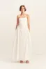 MORTON STRAPLESS PANELLED MAXI DRESS - WHITE sold by Shona Joy
