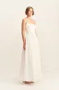 MORTON STRAPLESS PANELLED MAXI DRESS - WHITE sold by Shona Joy