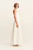 MORTON STRAPLESS PANELLED MAXI DRESS - WHITE sold by Shona Joy