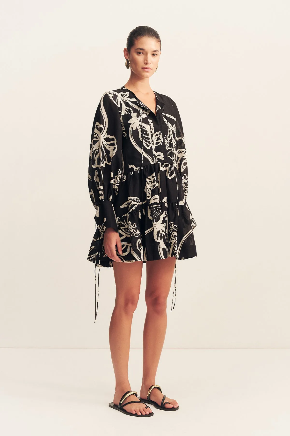 LILA TIERED MINI DRESS sold by Shona Joy product image thumbnail 3