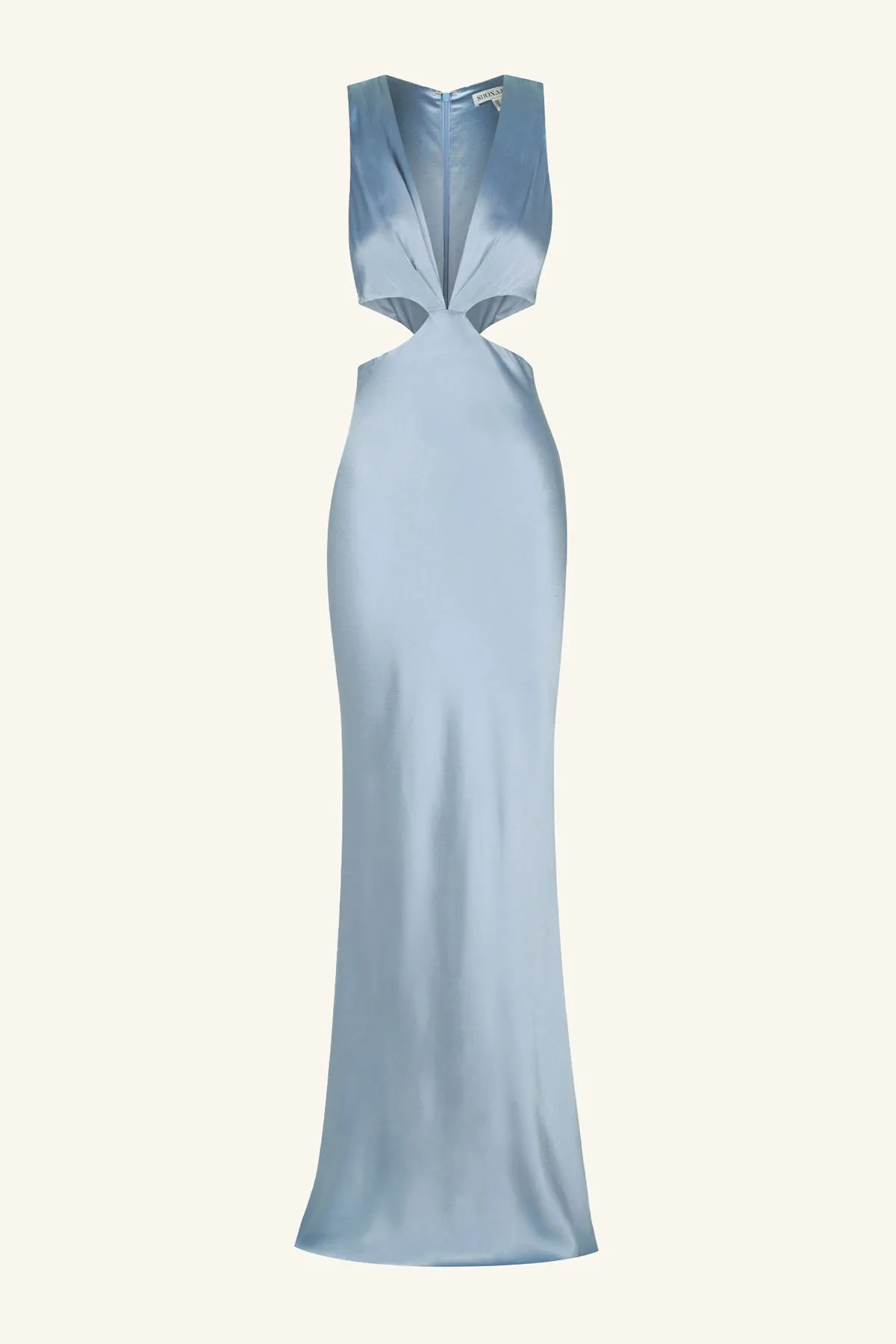 LA LUNE PLUNGED CUT OUT MAXI DRESS - POWDER BLUE sold by Shona Joy product image thumbnail 5