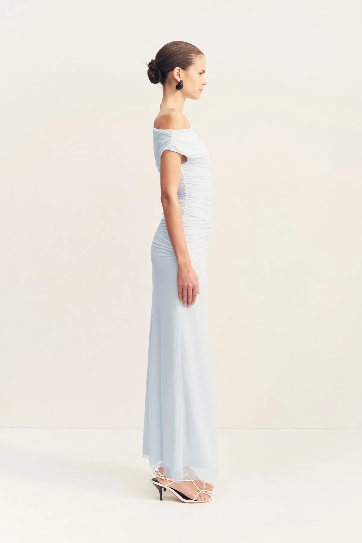 MIRA OFF SHOULDER MAXI DRESS - SKY sold by Shona Joy product image thumbnail 4