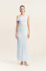 MIRA OFF SHOULDER MAXI DRESS - SKY sold by Shona Joy
