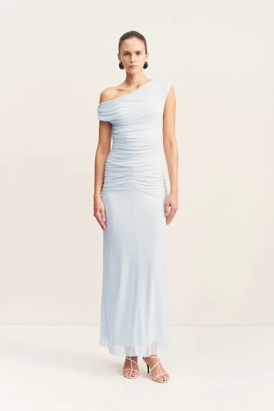 MIRA OFF SHOULDER MAXI DRESS - SKY sold by Shona Joy