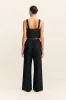 BIRDIE SCALLOP CAMI - BLACK sold by Shona Joy