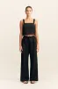 BIRDIE SCALLOP CAMI - BLACK sold by Shona Joy