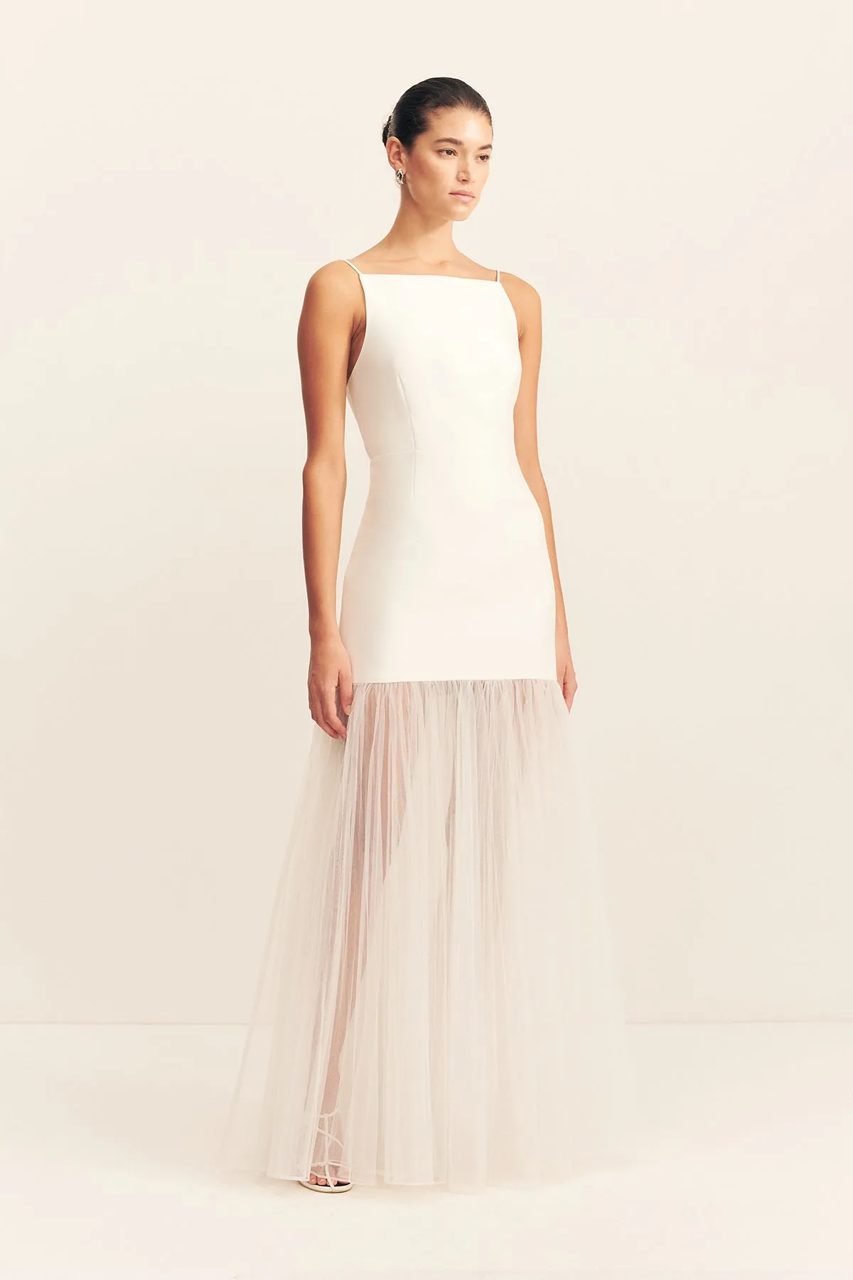 CALCITE CONTRAST SQUARE NECK MAXI DRESS sold by Shona Joy product image thumbnail 3