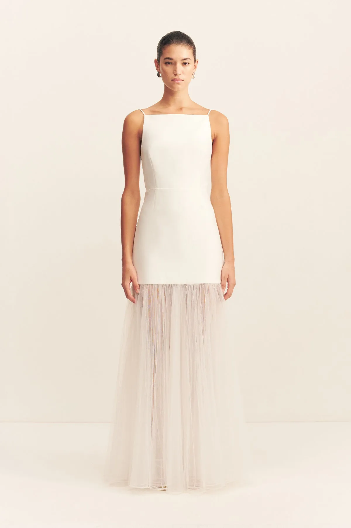 CALCITE CONTRAST SQUARE NECK MAXI DRESS sold by Shona Joy